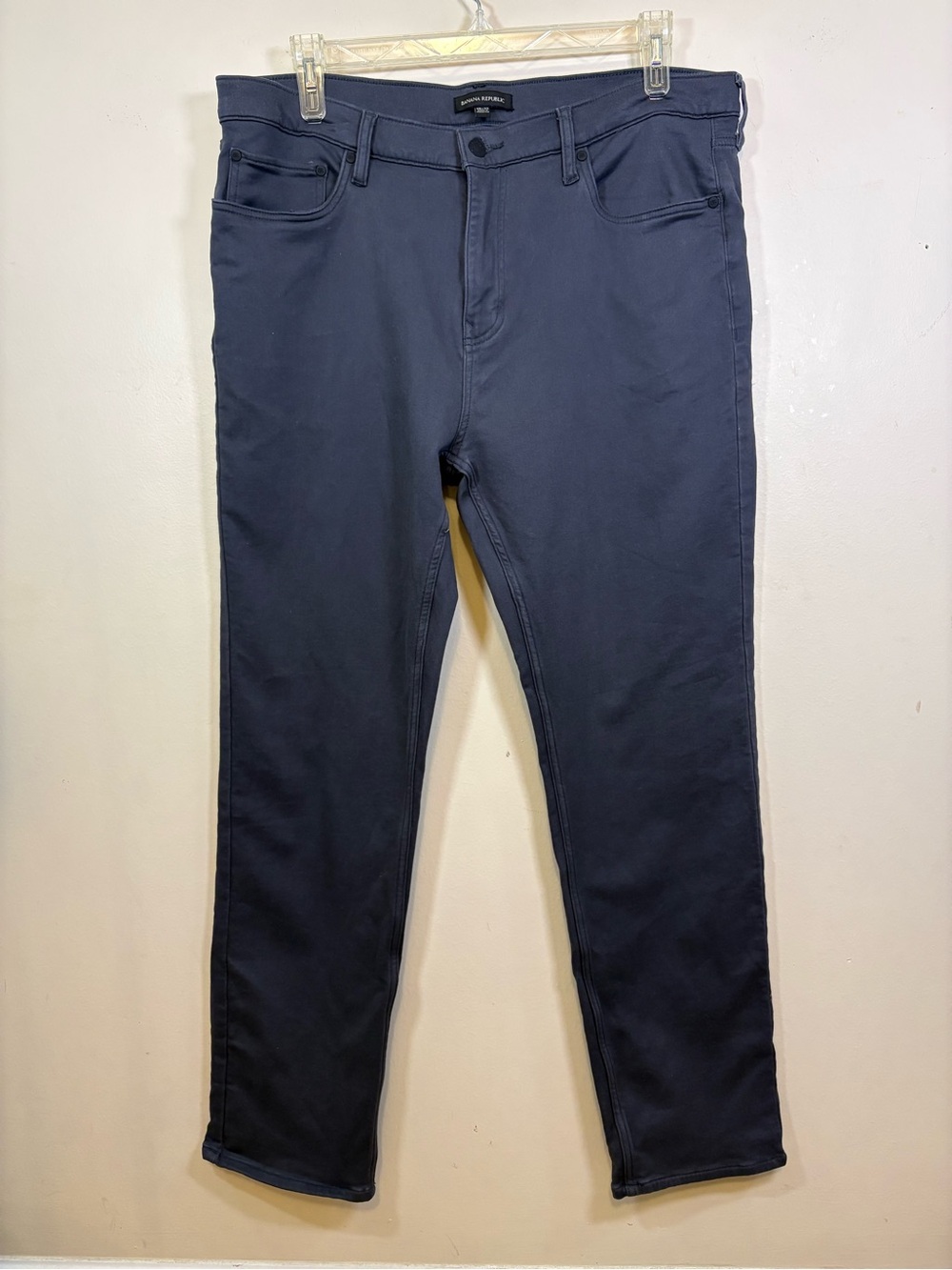 Banana Republic Men’s Navy Cotton Blend Pants Size 38x32 Office